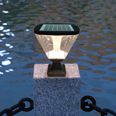 Im Freien wasserdichter Zaun-Garten führte Pfosten-Europäischer Solarsäulen-Säulen-Tor-Lampen-Lieferant
