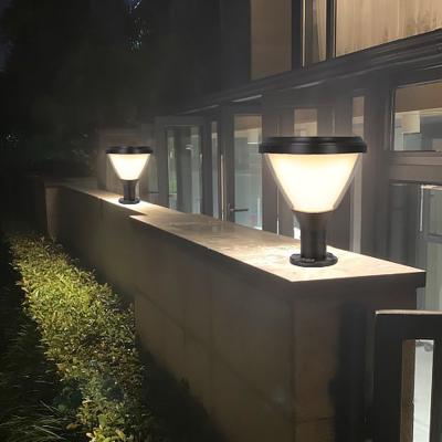 Im Freien wasserdichte Solarsäulen-Lampen-Garten-Garten-Säulen-Wand-Lampen-LED-Pollerleuchte Hersteller
