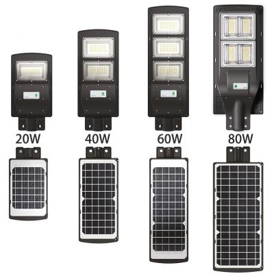 Outdoor Ip67 Outdoor Lamp High Lumen Smart Motion Sensor All-in-One-Solar-LED-Straßenlaterne-Hersteller
