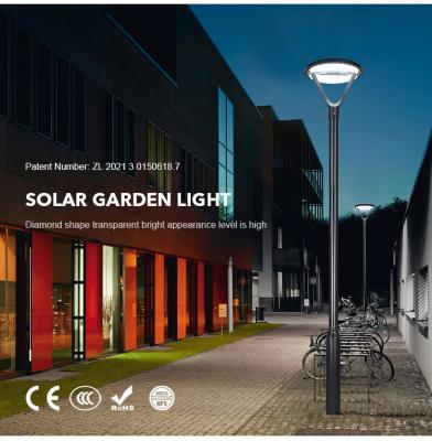 Wasserdichte Dekoration für den Außenbereich, Beleuchtung, Pfosten, Säule, Straße, hoher Mast, Lichtmast, LED-Solar-Gartenlampe